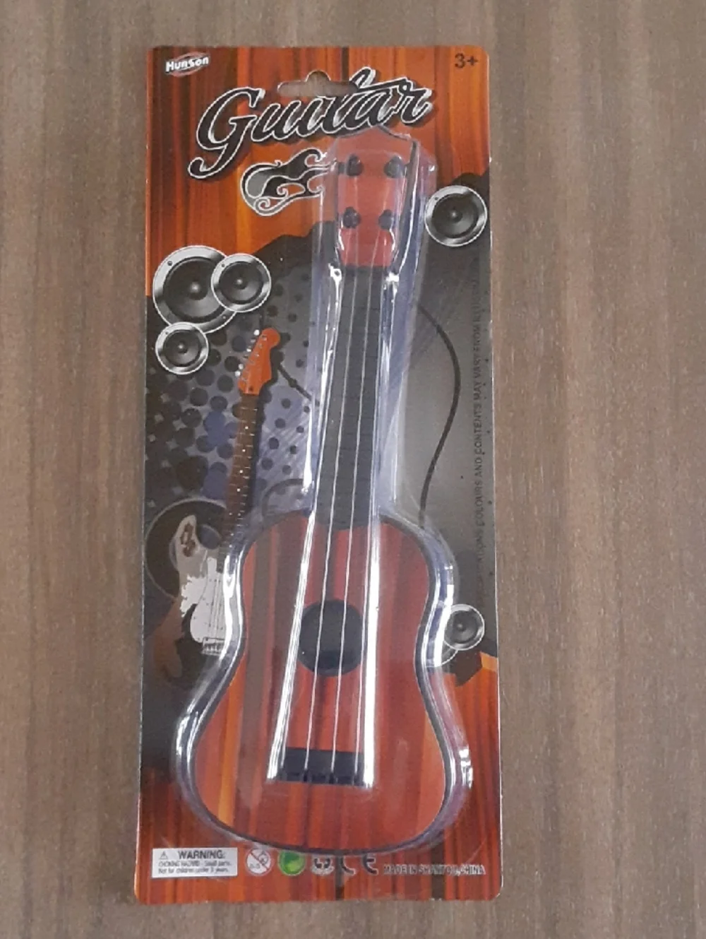 SOLD Toy Acoustic Guitar - Red/Brown Finish - Picture 1 of 1